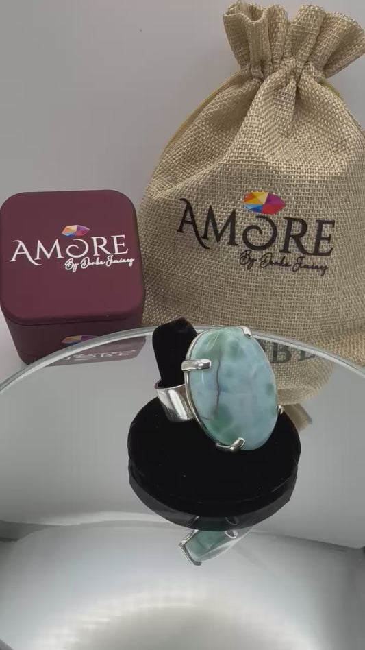 Anillo Larimar
