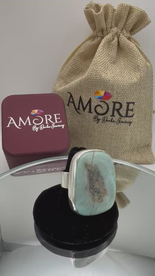 Anillo Larimar