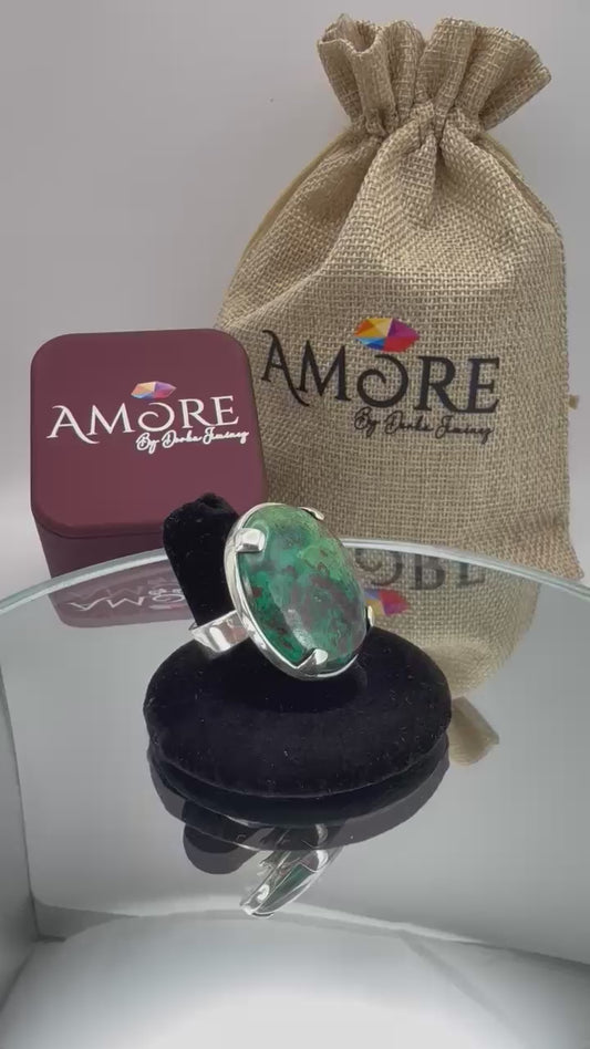 Anillo Azurita Turqueza