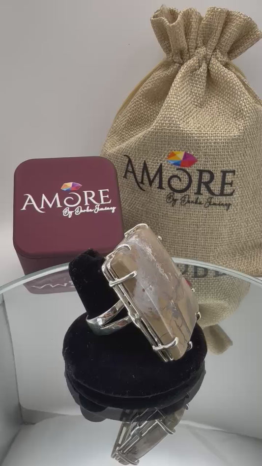 Anillo Jaspe Cristal